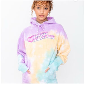 Samii‎ Ryan BSR Don’t Play me Tie Dye hoodie Medium NWOT